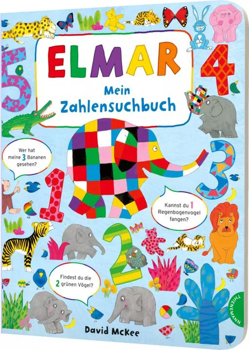 Produktbild Elmar: Mein Zahlensuchbuch (Deutsch, David McKee, 2023)