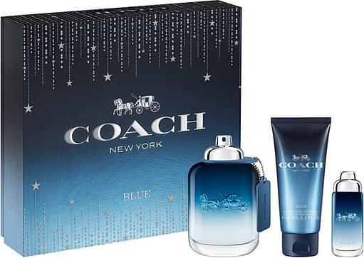 Coach Blue EDT 100 ml + EDT 15 ml + Gel douche 100 ml - Giftset