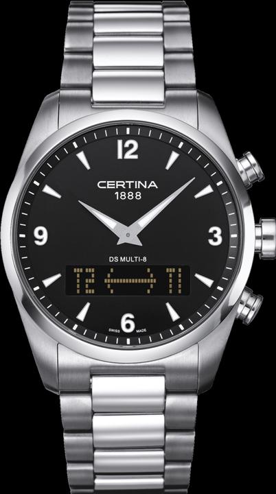 Actual product image Certina DS Multi-8 (Digital watch, Analogue wristwatch, Swiss made, 42 mm)