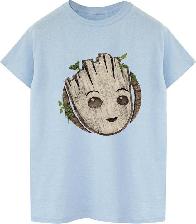 Image du produit - T-shirt AM GROOT WOODEN HEAD - Homme (L)
