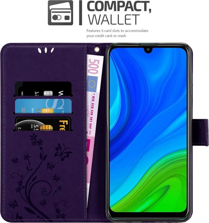 Productafbeelding Cadorabo Bloemen Boekomslag (Huawei P Smart (2020))