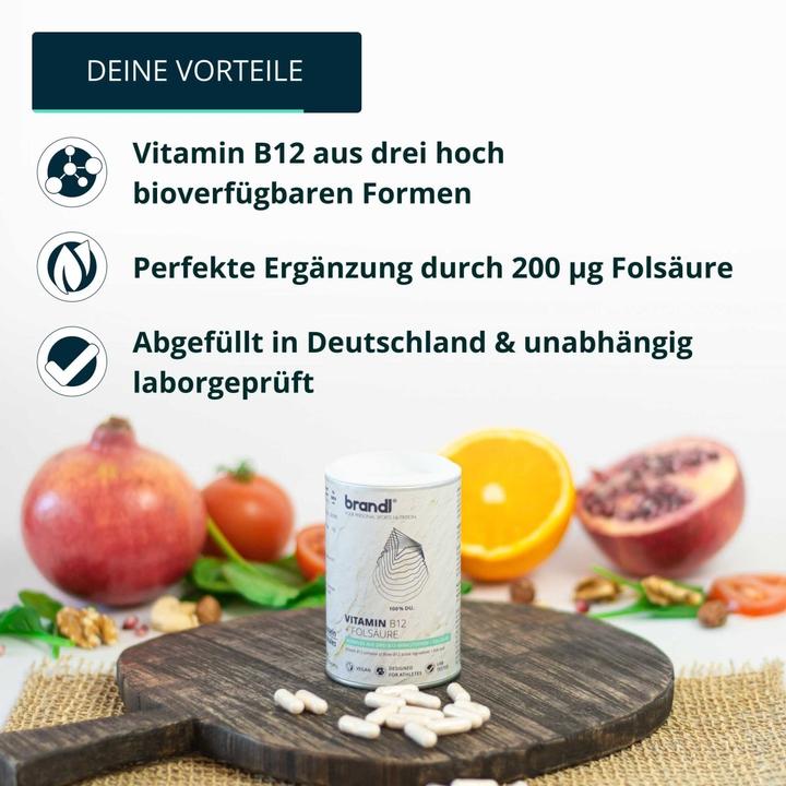 Produktbild Brandl Vitamin B12 Folsäure (1 Stück, Kapseln, 40 g)