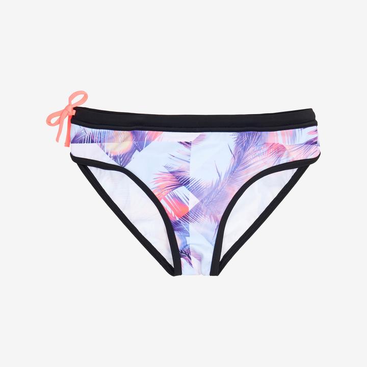 Image du produit Olaian Bas de maillot de bain à cordon surf Fille - Mas posy rose (140)