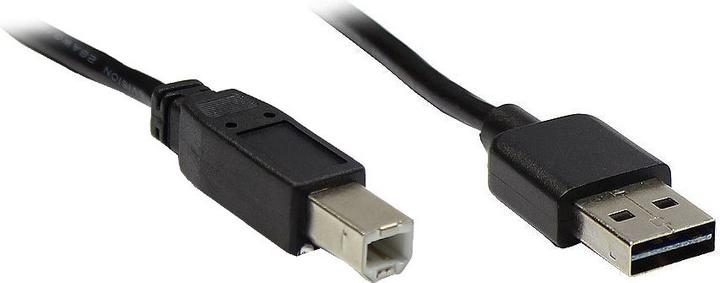 Image du produit Good Connections Câble de connexion USB 2.0 2m A-B mâle noir (2 m, USB 2.0)