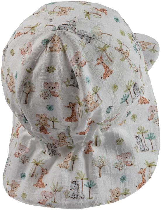 Actual product image Sterntaler Summer hat with neck protector Animal Babies Ecru size 49 (49)