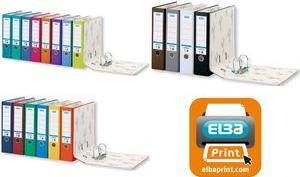Actual product image Elba Folder smart PP paper, spine width: 80 mm, light blue DIN A4, cover outside PP (A4, 80 mm, 1 Piece)