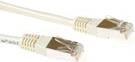 Produktbild 0.25m Cat6a SSTP PiMF 0.25m Cat6a S/FTP (S-STP) Elfenbein Netzwerkkabel (S/FTP, CAT6a, 0.25 m)