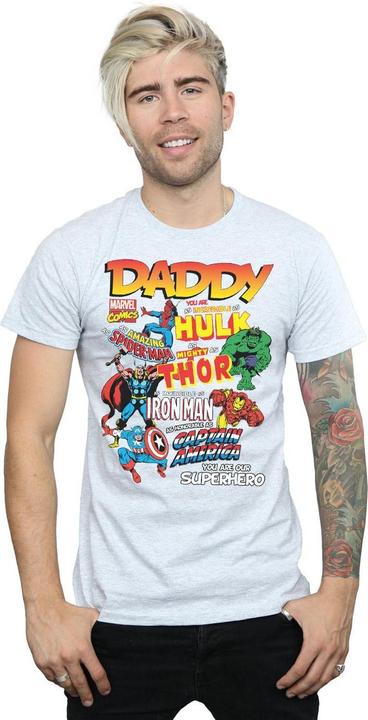 Actual product image Mens Our Dad Superhero T-Shirt (M)