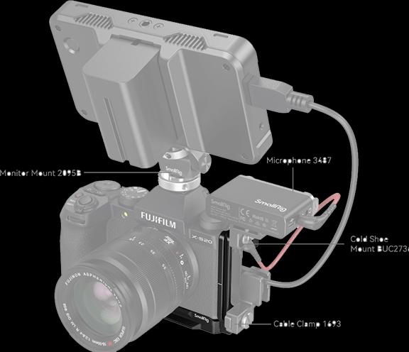 Actual product image SmallRig 4231 L Bracket for FUJIFILM X S20