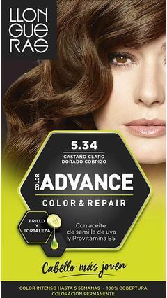 Produktbild Llongueras COLOR ADVANCE #5,34 castaño claro dorado cobrizo (5.34)