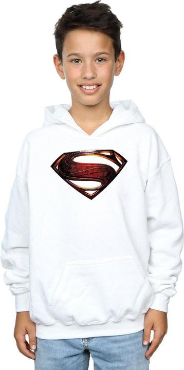 Immagine prodotto Justice League Movie Superman Emblem Felpa con Cappuccio Ragazzi (152, 158)