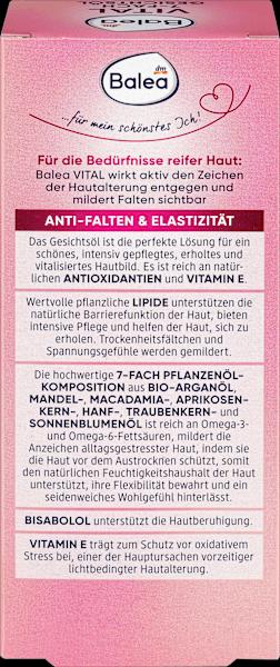 Image du produit dm Balea Huile Visage Vital 7 fois (30 ml, Huile visage)