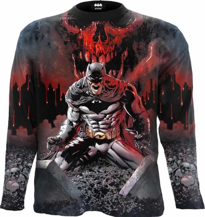 Immagine prodotto Batman Asylum Wrap Maglietta Manica Lunga Adulto Unisex (S)
