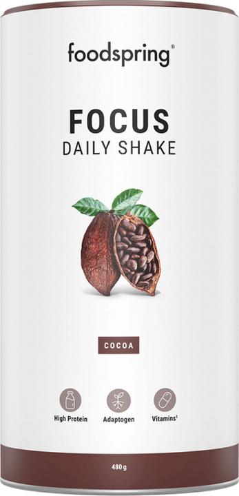 Image du produit Foodspring Daily Shake - Focus (Cacao, 1 pcs, 480 g)