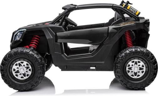 Image du produit Es-toys Kinderfahrzeug schwarz – Elektro Auto „Com 18“ – 24V7A Akku, 4x Motoren - Allrad + 2 Sitzer