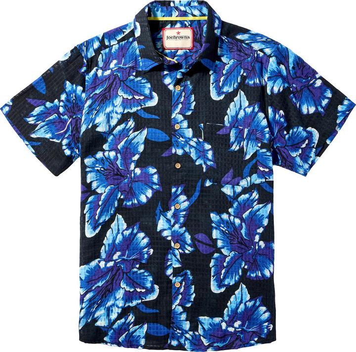 Produktbild Joe Browns Lightweight Textured Floral Short Sleeve Shirt (L)