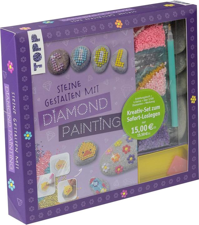 Actual product image Creative Set Design Stones with Diamond Painting