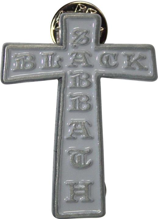 Black Sabbath Kreuz Abzeichen ZinkLegierung