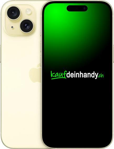 Produktbild Kaufdeinhandy.ch iPhone 15 (128 GB, Gelb, A / Wie neu)