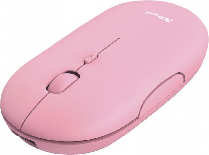 Actual product image Trust Mouse Puck Rechargeable Pink (Wireless)