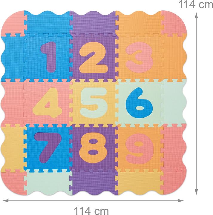 Image du produit Relaxdays 25x tapis de puzzle (30 x 30 x 1 cm)