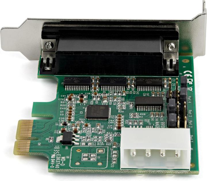 Produktbild StarTech .com 4 Port PCI Express RS232 Serial Adapter Card