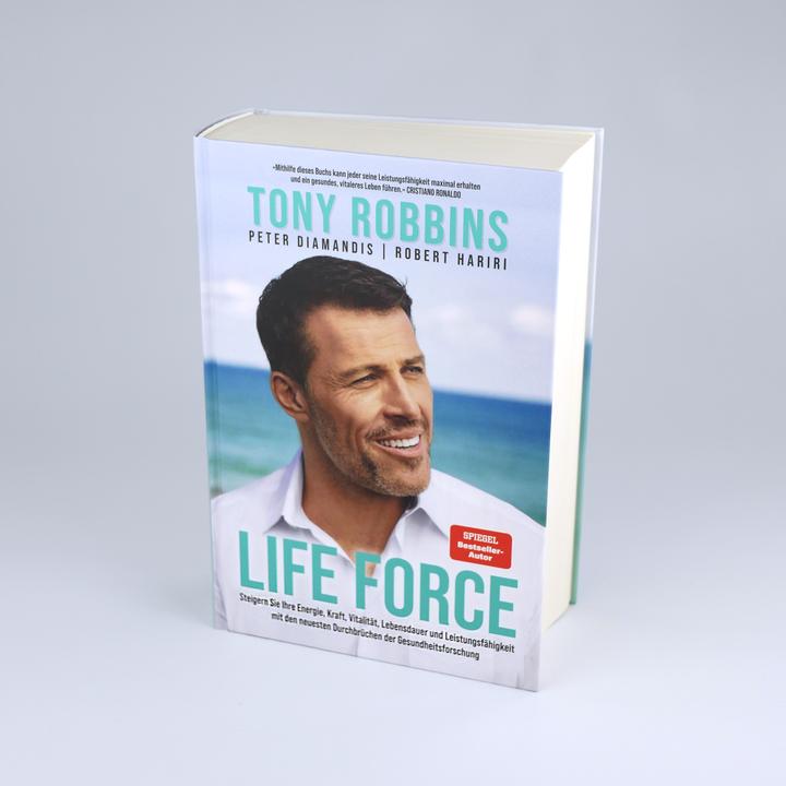 Actual product image Life Force (German, Robert Hariri, Peter Diamandis, Tony Robbins., 2022)