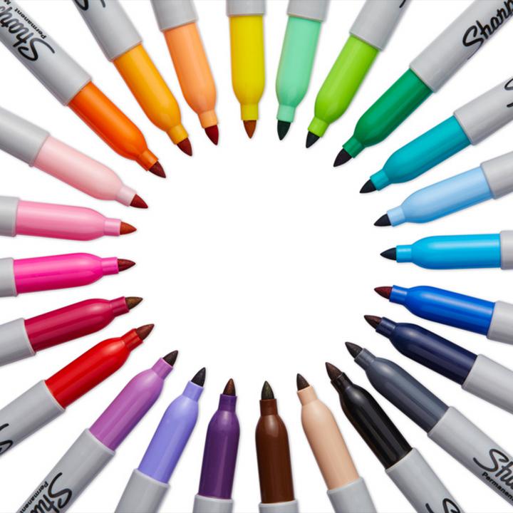 Actual product image Sharpie Marker (Multicoloured, 1 mm, 24 x)