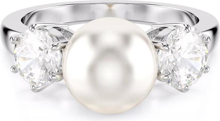 Actual product image Swarovski Matrix Ring Crystal Bead Round Cut White (55)