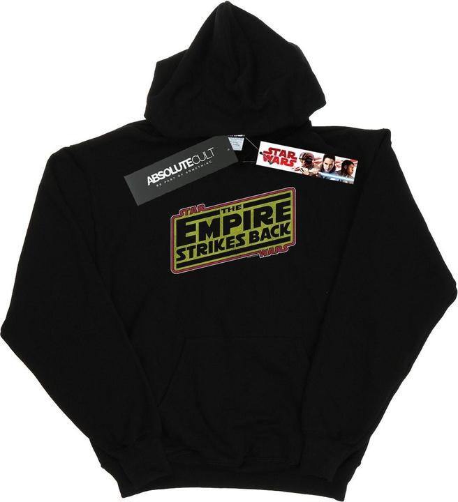 Immagine prodotto Star Wars The Empire Strikes Back Logo Felpa con Cappuccio Uomo (XL)