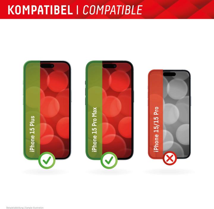 Immagine prodotto Displex Real Glass (1 Pezzo/i, Apple iPhone 15 Pro Max, Apple iPhone 15 Plus)