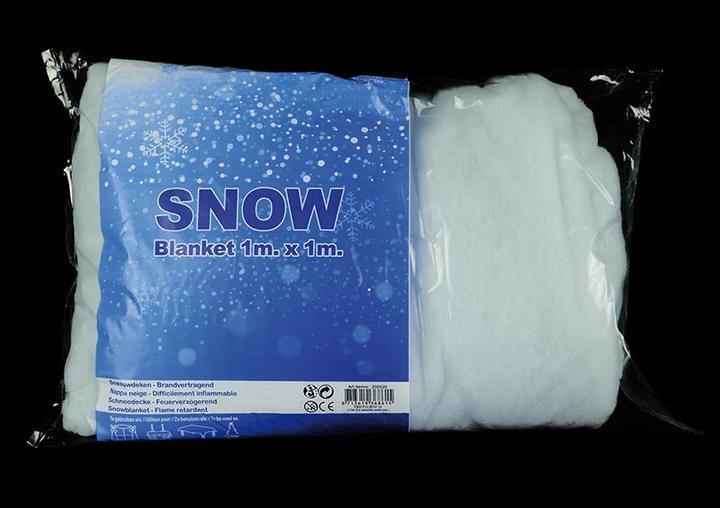 Produktbild G. Wurm Schneedecke 100x100cm 120gr/m2 / schwer entflammbar / Polyester