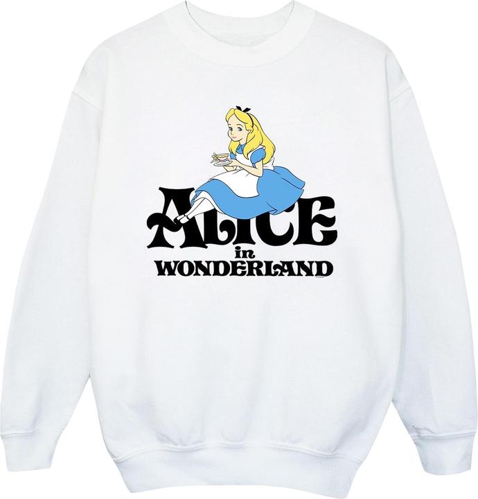 Immagine prodotto Disney Felpa classica per bambine Alice in Wonderland Tea Drinker (140, 146)
