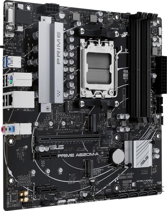 ASUS Prime A620M-A-CSM (AM5, AMD SoC, mATX)