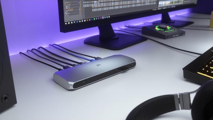 Actual product image Corsair TBT100 (Thunderbolt, 9 Ports)