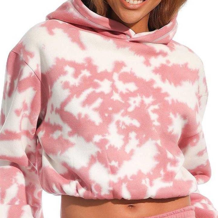 Actual product image Light and Shade Womens/Ladies Tie Dye Crop Hoodie (M)