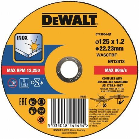 Immagine prodotto DeWalt 125 x 1,2 mm taglio EXTREME INOX