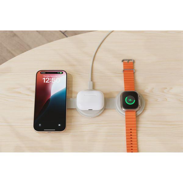 Immagine prodotto Satechi Caricabatterie wireless OntheGo 3-in-1 con Qi2 (15 W)