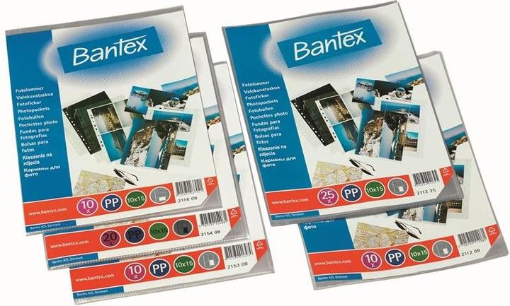 Image du produit Bantex Fotolomme 10x15 cm højformat, transparent - (25 pcs.) (10 x 15 cm, 25 x)