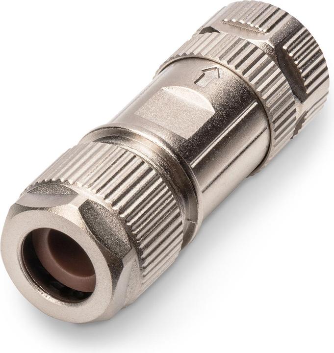 Produktbild Digitus M12-Buchse X-kodiert IP67, Cat. 6A, feldkonfektionierbar