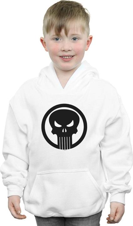 Actual product image Boys The Punisher Skull Circle Hoodie (116)