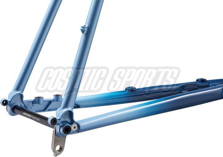Actual product image Ritchey Outback V2 Disc Gravel frame kit, Anniversary Edition, 650B/700C, XS, half moon blue/white