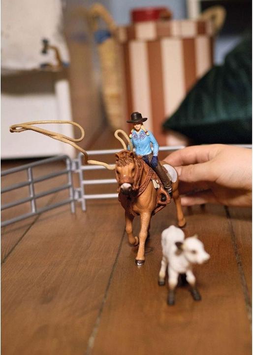 Produktbild Schleich Team Roping mit Cowgirl