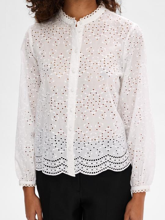 Image du produit Selected Femme Broderie Anglaise Chemise (40)
