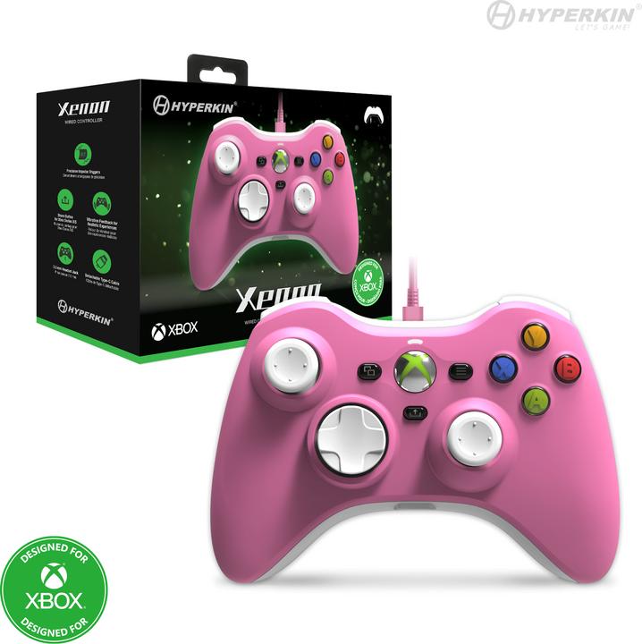 Produktbild Hyperkin Xenon Wired Controller - Xbox X - S/Xbox1/PC (Pink) (Xbox Series X)