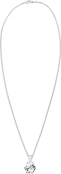 Produktbild Elli Halskette Panzerkette Basic Kristalle 925 Silber (925er Sterling Silber, Glaskristall)