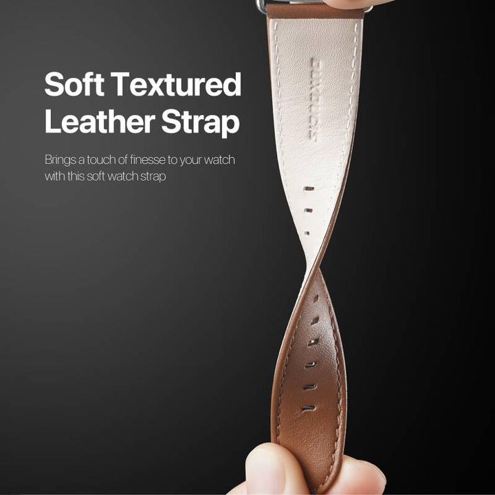 Actual product image Dux Ducis YS Series Genuine Leather Bracelet (45 mm, 44 mm, 42 mm, 49 mm, Genuine leather)