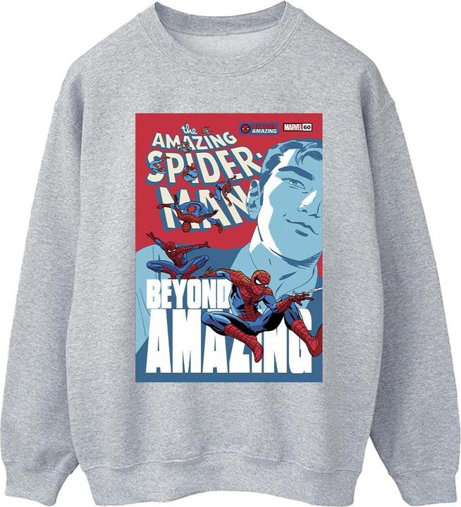 Actual product image Mens Spider-Man Beyond Amazing Cover Sweatshirt (L)