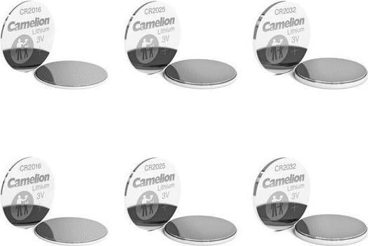 Produktbild Camelion Lithium Mix Set CR2016, CR2025, CR2032 (6 Stk., CR2032, CR2016, CR2025, 210 mAh)