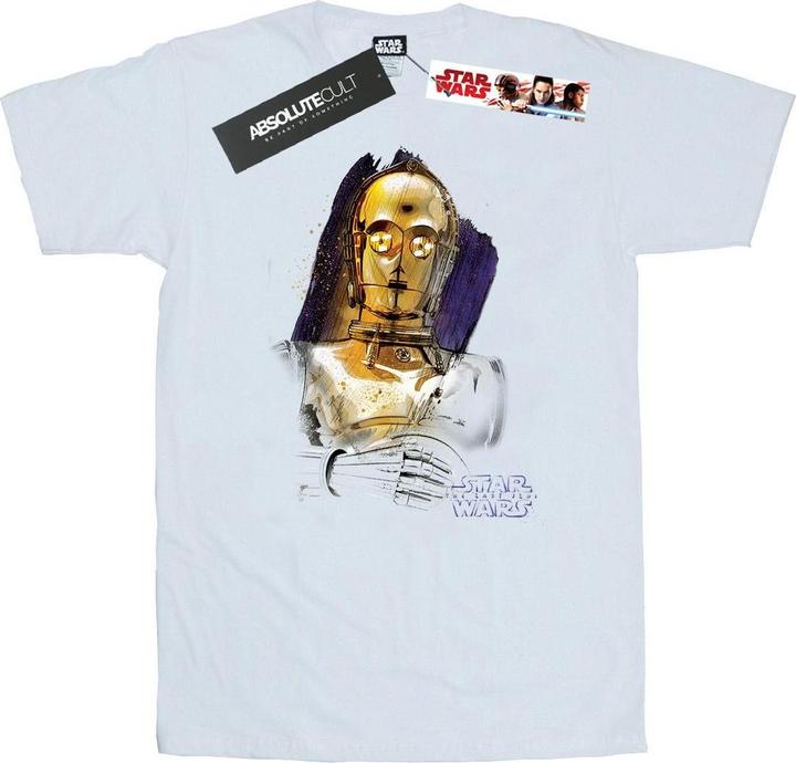 Immagine prodotto Star Wars The Last Jedi C-3PO Brushed Maglietta Uomo (XL)